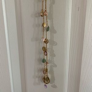 Gold and Beaded Statement Necklace